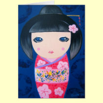 Kokeshi Doll - Harumi cards