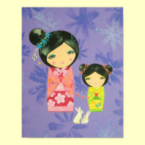 Kokeshi Doll - Love Binds Us Together posters