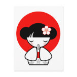 Kokeshi Doll Postcard