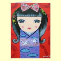 Kokeshi Doll - Sachiko cards