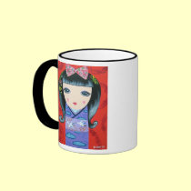 Kokeshi Doll - Sachiko mugs