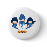 Kokeshi ghosts pins
