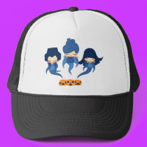 Kokeshi ghosts hats