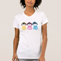 Kokeshi Girls t-shirts