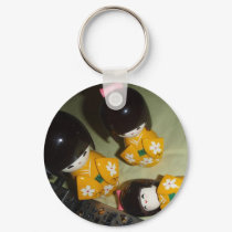 Kokeshi keychains