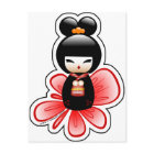 kokeshi-mickey-sfondo-t postcard