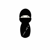 Kokeshi Ninja Doll Sculpture photo sculptures by MissMissyLue Kokeshi Ninja Doll Sculpture photo sculptures