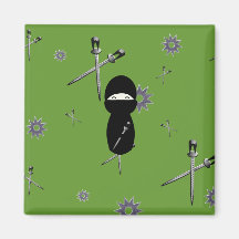 kokeshi Ninja Magnet