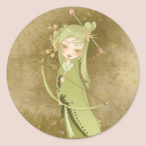 Kokeshi Sagitaire autocollants