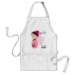 Kokeshi Sakura Apron aprons