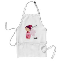 Kokeshi Sakura Apron