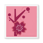 Kokeshi Sakura Kimono Design magnets