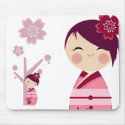 Kokeshi Sakura Mousepad