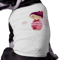 Kokeshi Sakura Pet Apparel Dog T-shirt