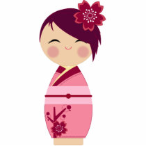 Kokeshi Sakura photo sculptures