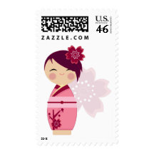 Kokeshi Sakura Postage