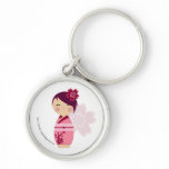 Kokeshi Sakura Premium Keychain keychains