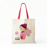 Kokeshi Sakura Tote bags
