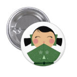 Kokeshi Star Close Up Pin 02 buttons
