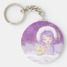 Kokeshi Star Key Chains
