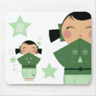 Kokeshi Star Mousepad mousepad