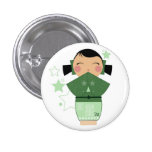 Kokeshi Star Pin buttons
