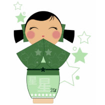 Kokeshi Star t-shirts by LaLloronaX3 Kokeshi Star t-shirts