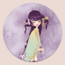 Kokeshi Taureau autocollants