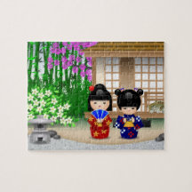 Kokeshi Teahouse Puzzles
