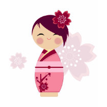 Kokeshi wSakura Tee t-shirts