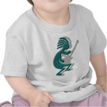 Kokopelli Air Guitar Tshirts