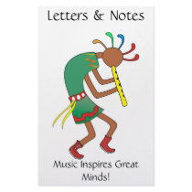 Kokopelli Approved Rocker! - Stationery by nightmare7darkangel Kokopelli Approved Rocker! - Stationery