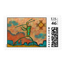 Kokopelli at Day Stamp