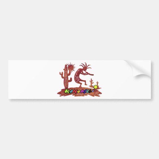 kokopelli bumper sticker