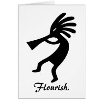 Kokopelli Greeting Cards