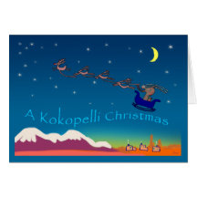 Kokopelli Christmas Cards