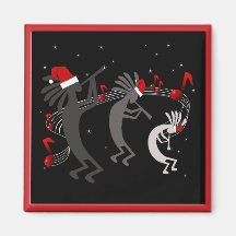 Kokopelli Christmas Magnet