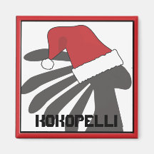 Kokopelli Christmas Magnet Template