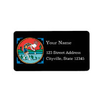 Kokopelli Color Personalized Address Labels