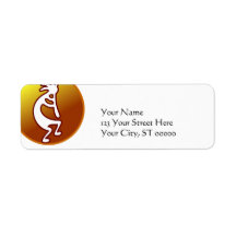 Kokopelli Custom Return Address Label