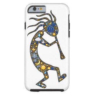 Kokopelli dancing and playing design iPhone case iPhone 6 Case