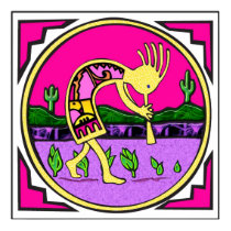 Kokopelli, Flute Player of the Desert posters