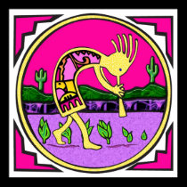 Kokopelli, Flute Player of the Desert Poster posters