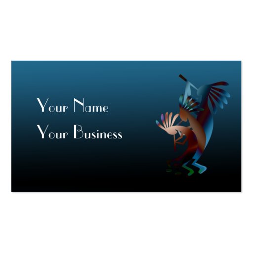 Kokopelli Gets Down Business Card (front side)