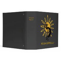 Kokopelli  Gold Binder