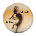 Kokopelli Joy Good Luck Funny Magnet