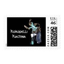 Kokopelli Kachina postage by davzke Kokopelli Kachina postage