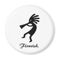 Kokopelli Refrigerator Magnet