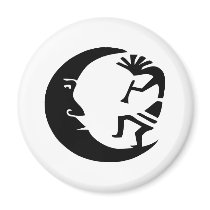 Kokopelli Moon Fridge Magnets