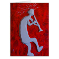 Kokopelli Note Card (blank)